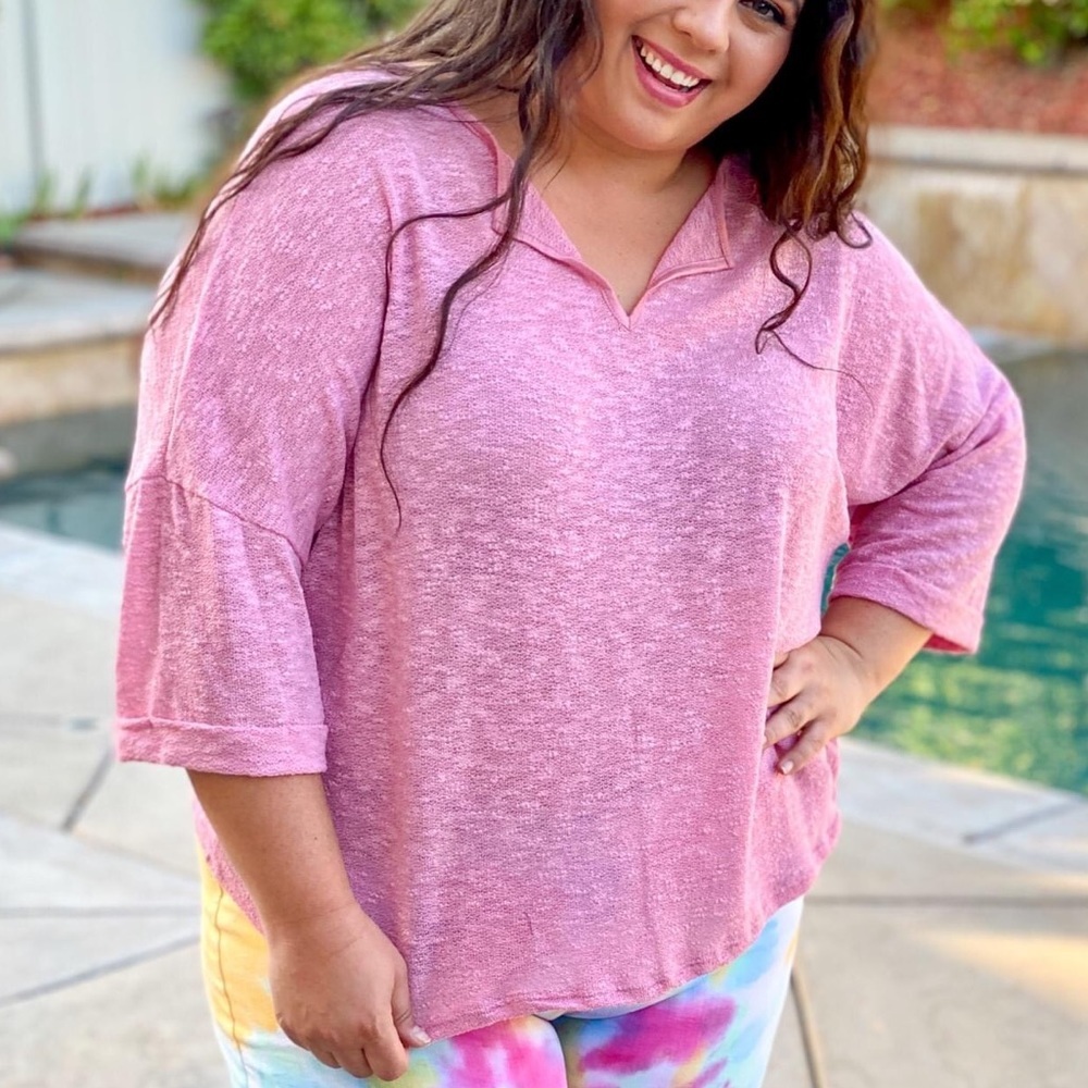 3/4 Length Sleeve Pullover